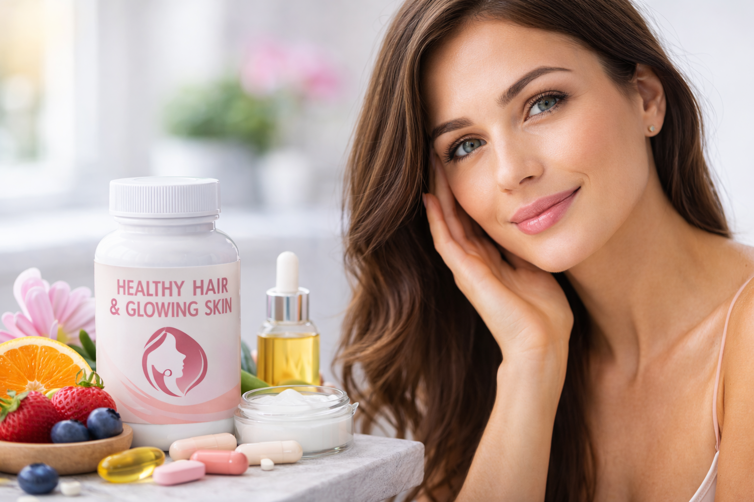 Healthy Hair Glowing Skin